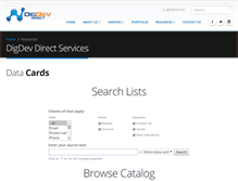Tablet Screenshot of lists.digdevdirect.com